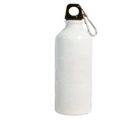 USA Printed 20 oz Aluminum Water Bottles with Carabiner Clip