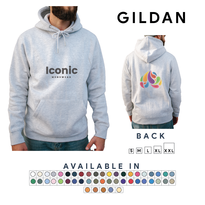 USA Printed  Gildan 7.75 oz Cotton Poly Sweatshirt with Pocket