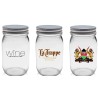 USA Printed 8 oz Mason Jars with Lid