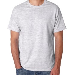 Gildan USA Printed White 5.3 oz  Men's Hanes T-Shirt