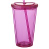 USA PRINTED 16 oz Double Wall Acrylic Tumblers w/Lid and Straw