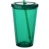 USA PRINTED 16 oz Double Wall Acrylic Tumblers w/Lid and Straw