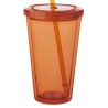 USA PRINTED 16 oz Double Wall Acrylic Tumblers w/Lid and Straw