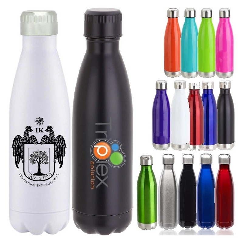 USA Printed Double Wall Vacuum Bottles with Lid