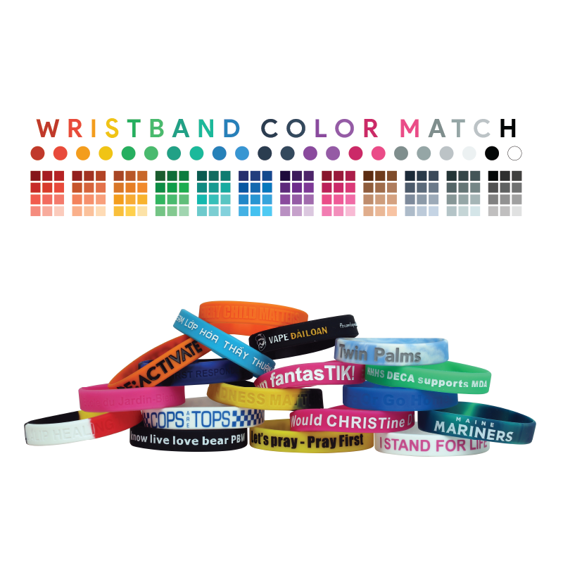 Custom Imprinted Silicone Message Bands